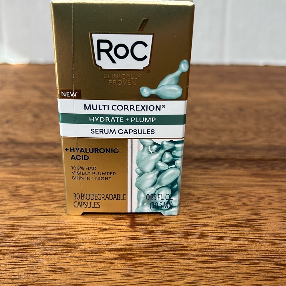 ROC multi correxion serum capsules NEW UNOPENED 
30 capsules #skincare#plumpskin
